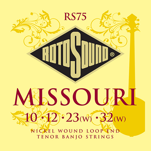 rs75 Missouri Tenor banjo nickel wound strings