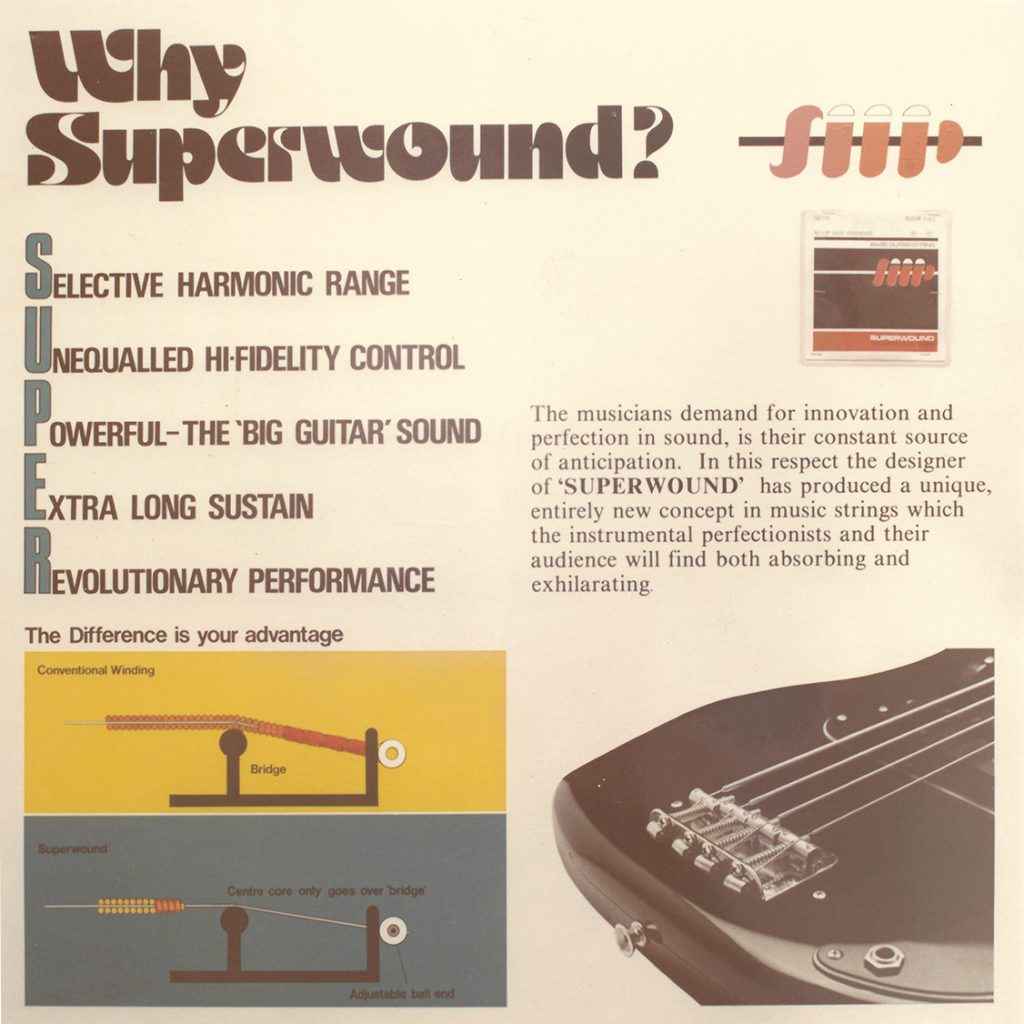 Why Superwound advert Rotosound archives