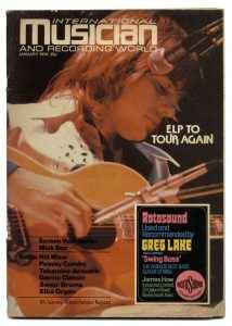 International Musician Recording World Magazine January 1976 ELP Greg Lake Uriah Heep Mick Box Rotosound advert