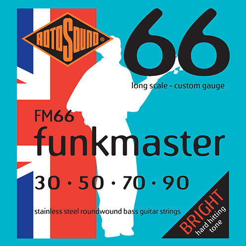 Rotosound Funkmaster FM66 Foil Swing Bass Mark King electric bass guitar strings set Funk Master