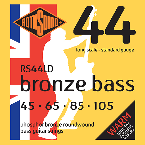 rs44ld Rotosound Bronze Bass phosphor acoustic strings stings srings base gitar giutar standard regular long scale best tone