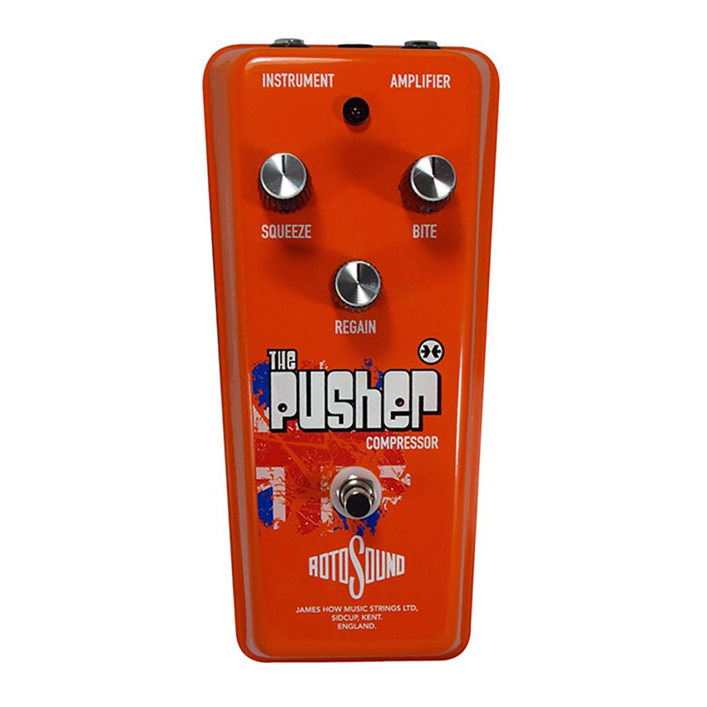 Rotosound Pusher Compressor effects pedal