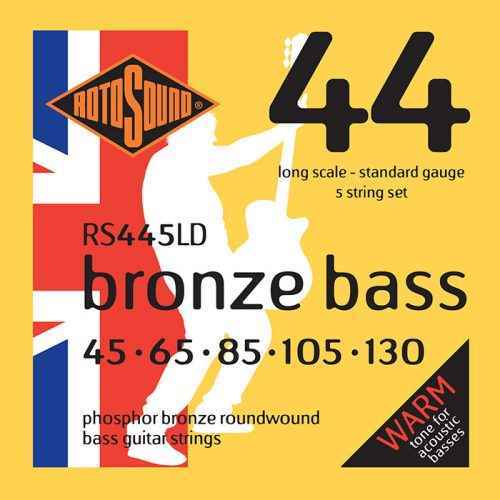 rs445ld Rotosound Bronze Bass phosphor acoustic strings stings srings base gitar giutar standard regular long scale best tone