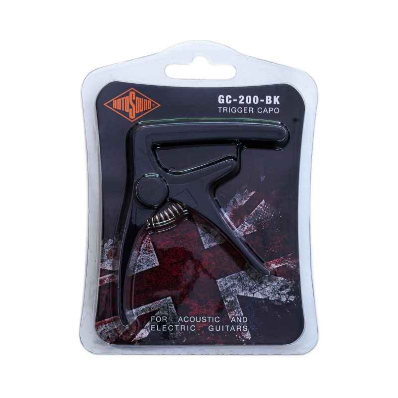 Front GC-200-BK Rotosound trigger capo black