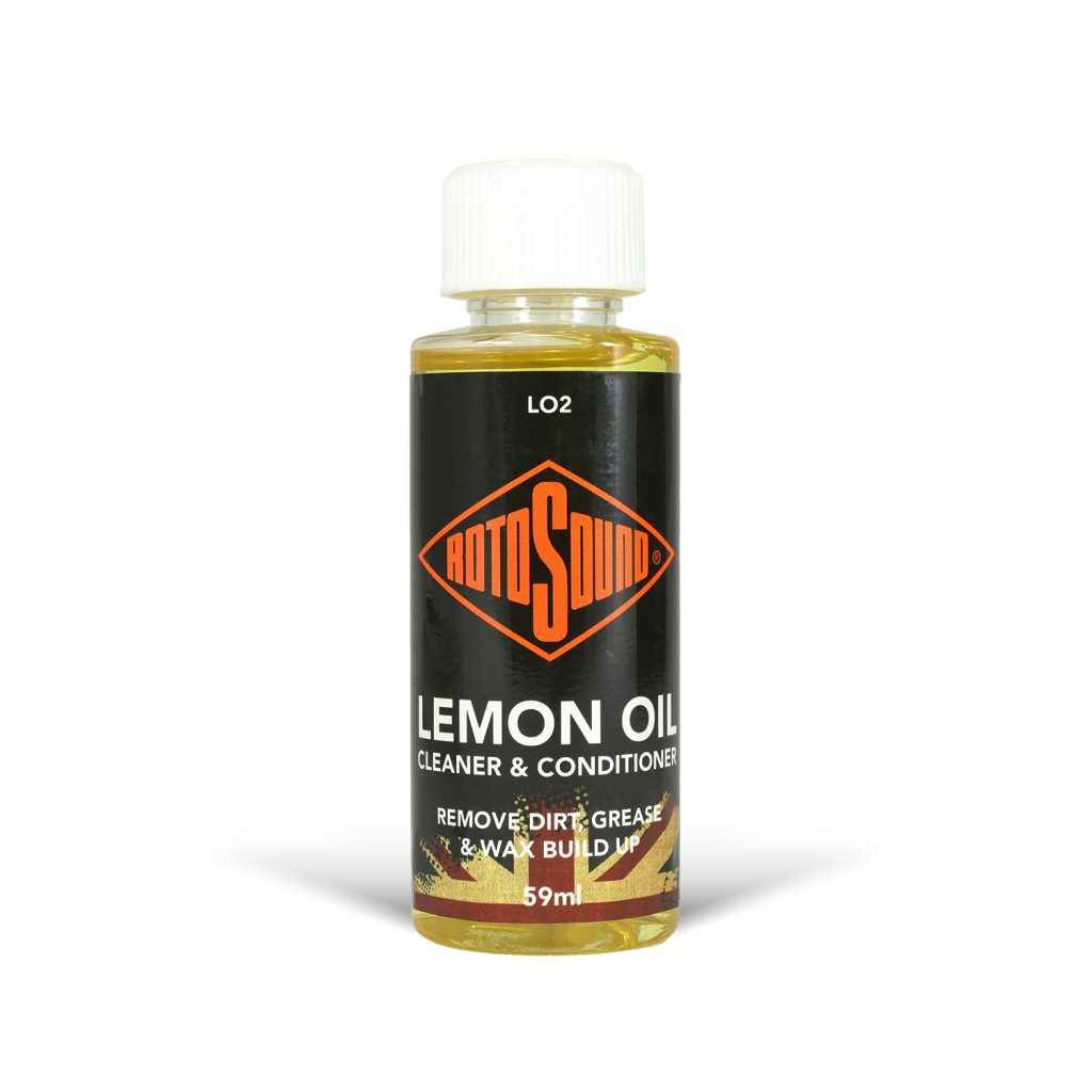 Rotosound Lemon Oil LO2 cleaner and conditioner 59ml bottle front