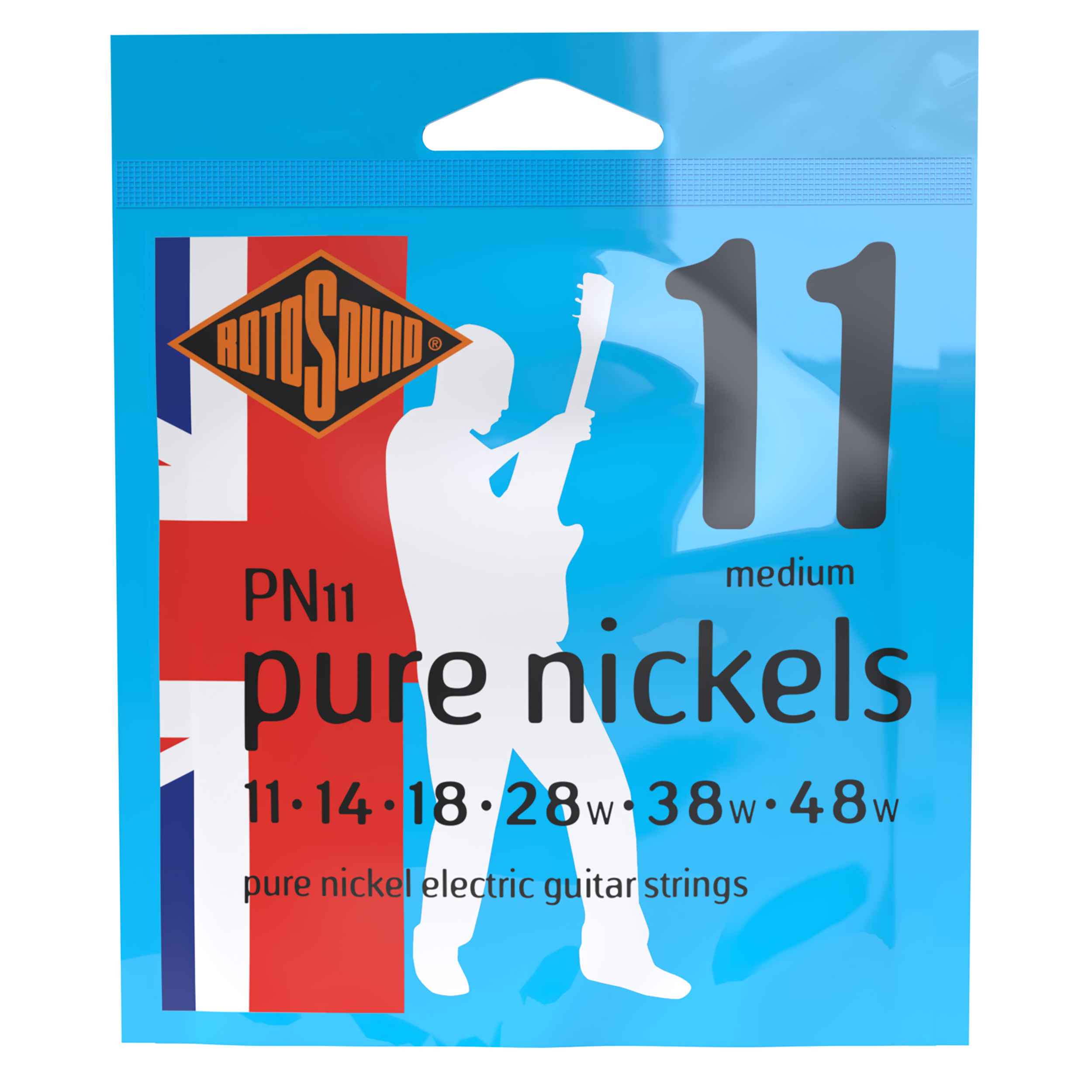 Pure Nickel Medium |11-48 • Rotosound Music Strings