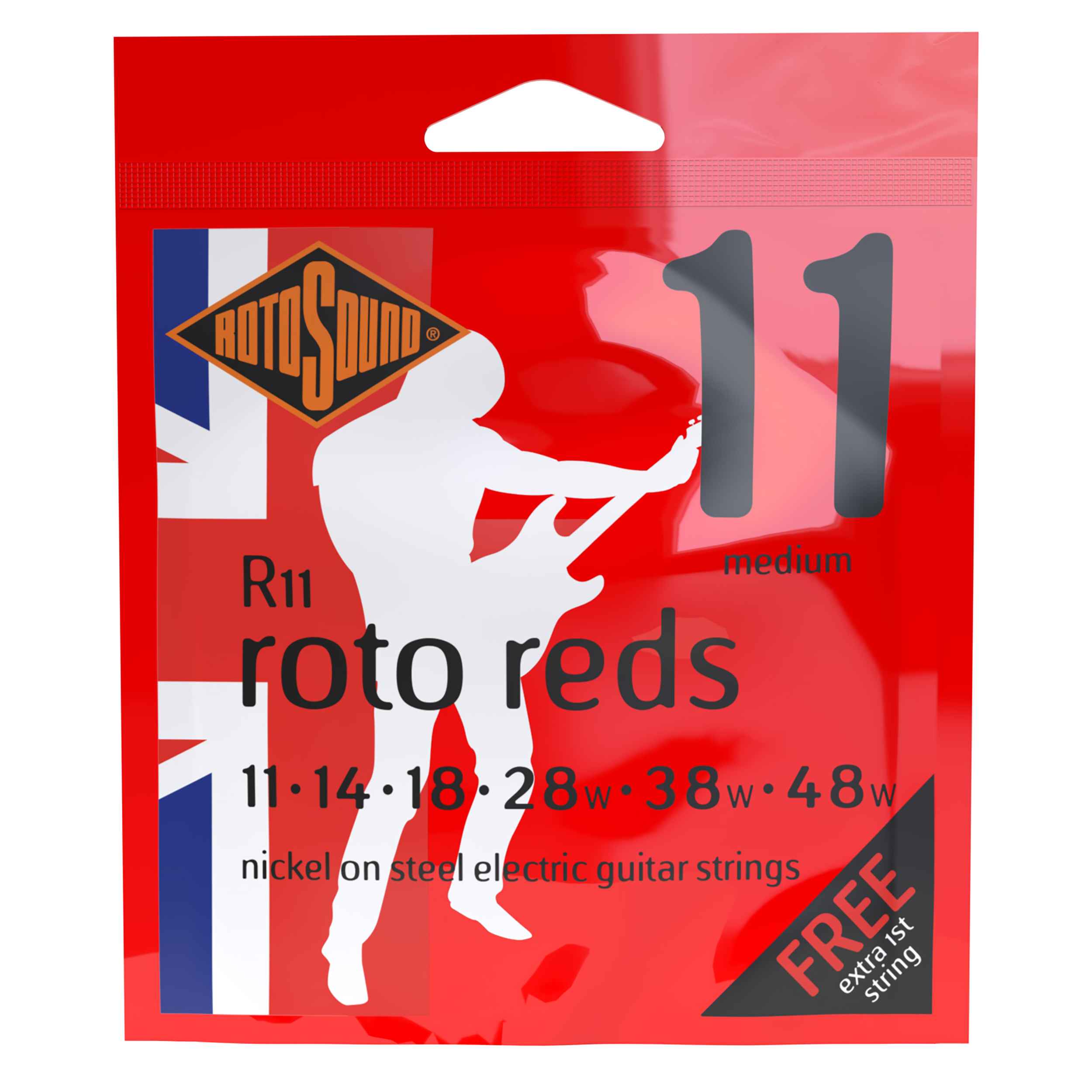 Roto Reds | 11-48 • Rotosound Music Strings