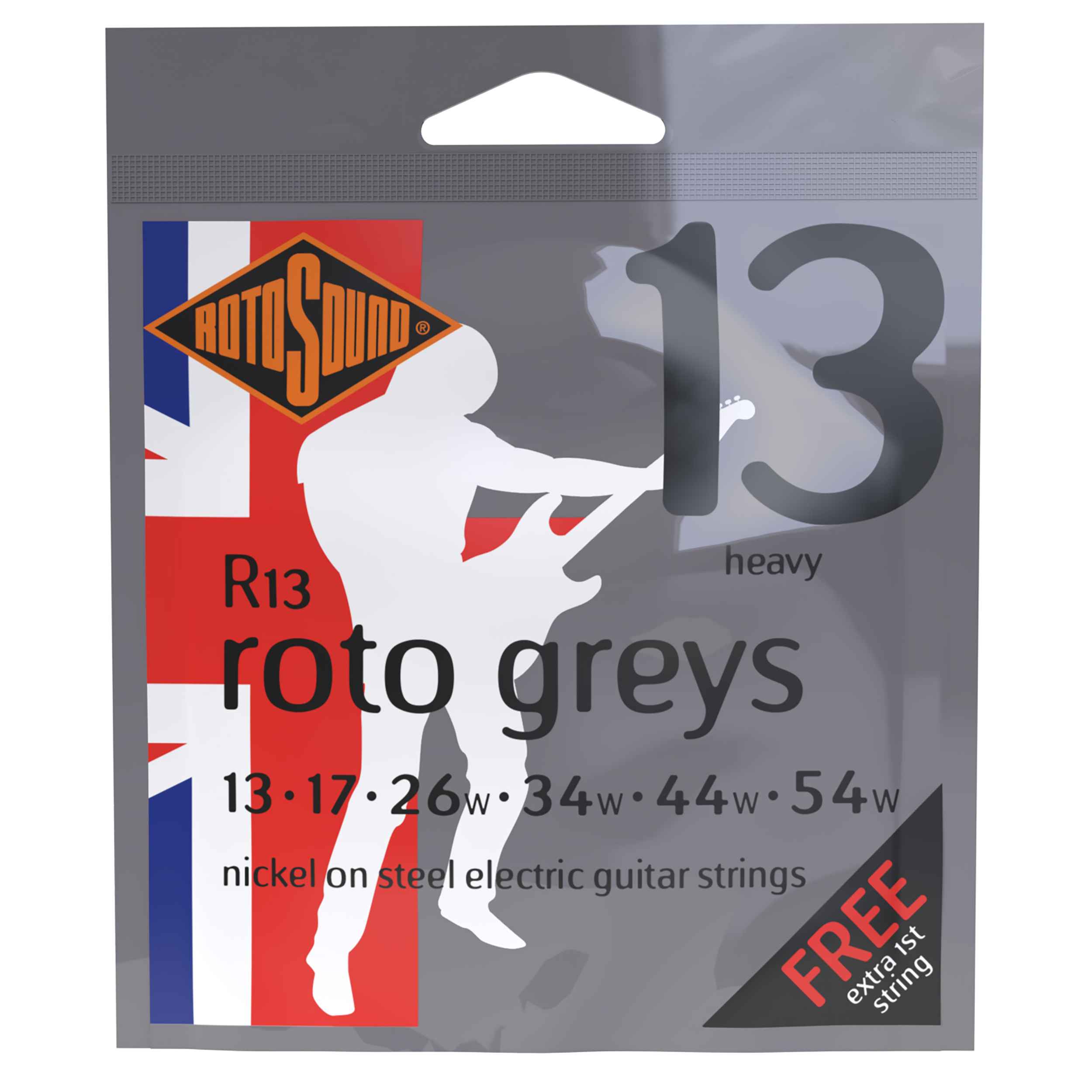 Roto Greys 13 54 Rotosound Music Strings