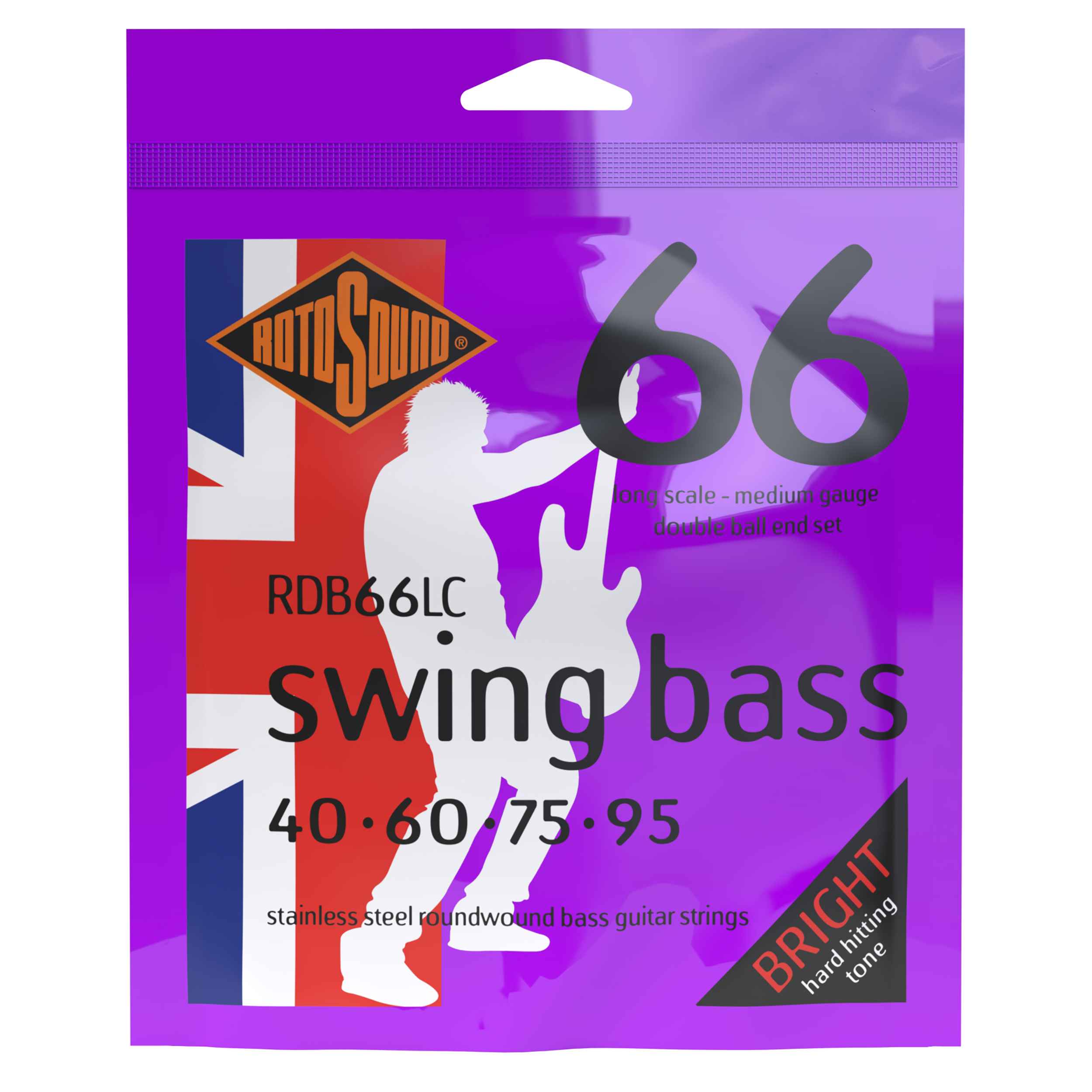 Swing Bass 66 Double Ball End Medium | 40-95 • Rotosound Music Strings