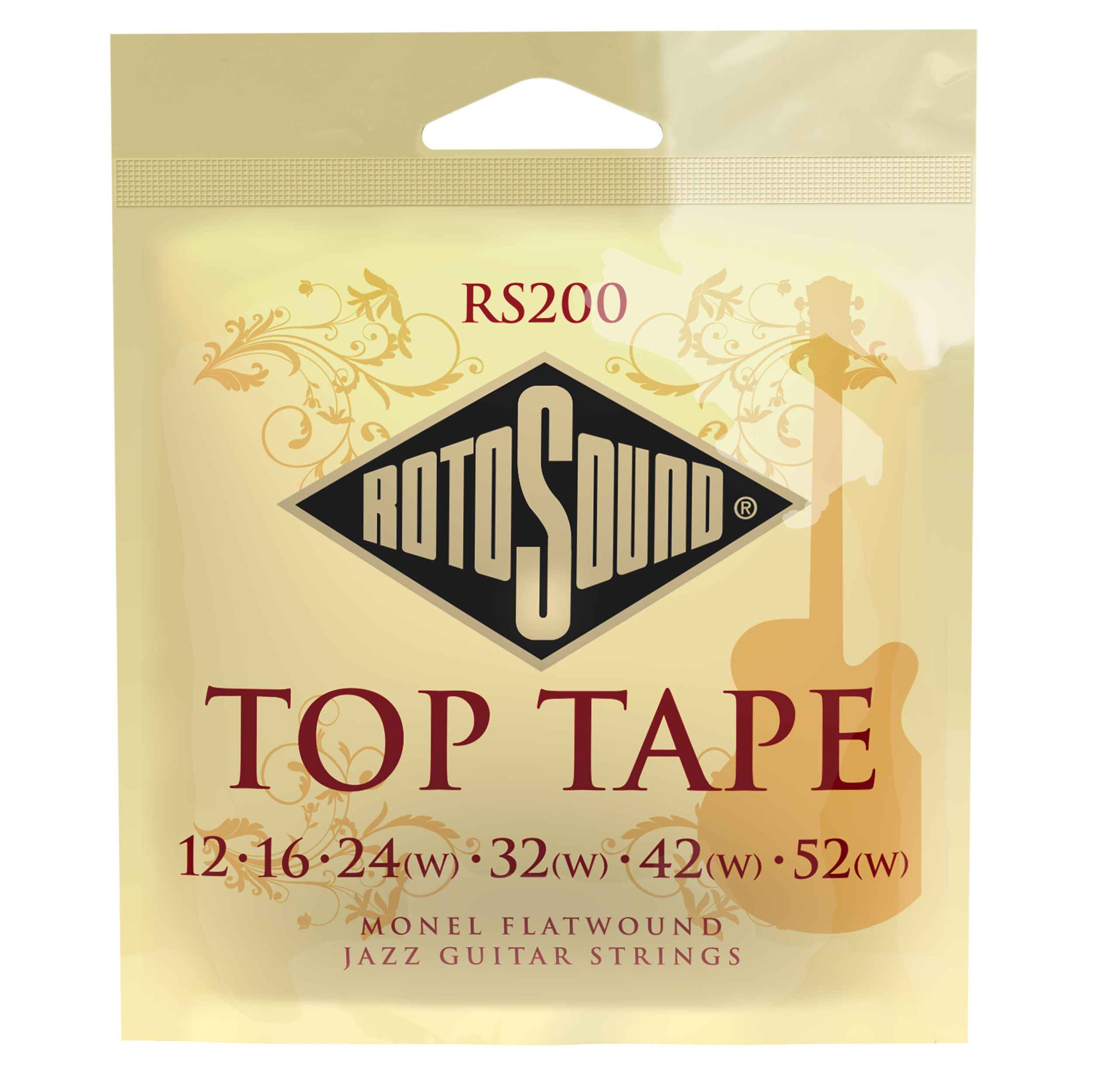 Top Tape Flatwound Electric Guitar | 12-52 • Rotosound Music Strings