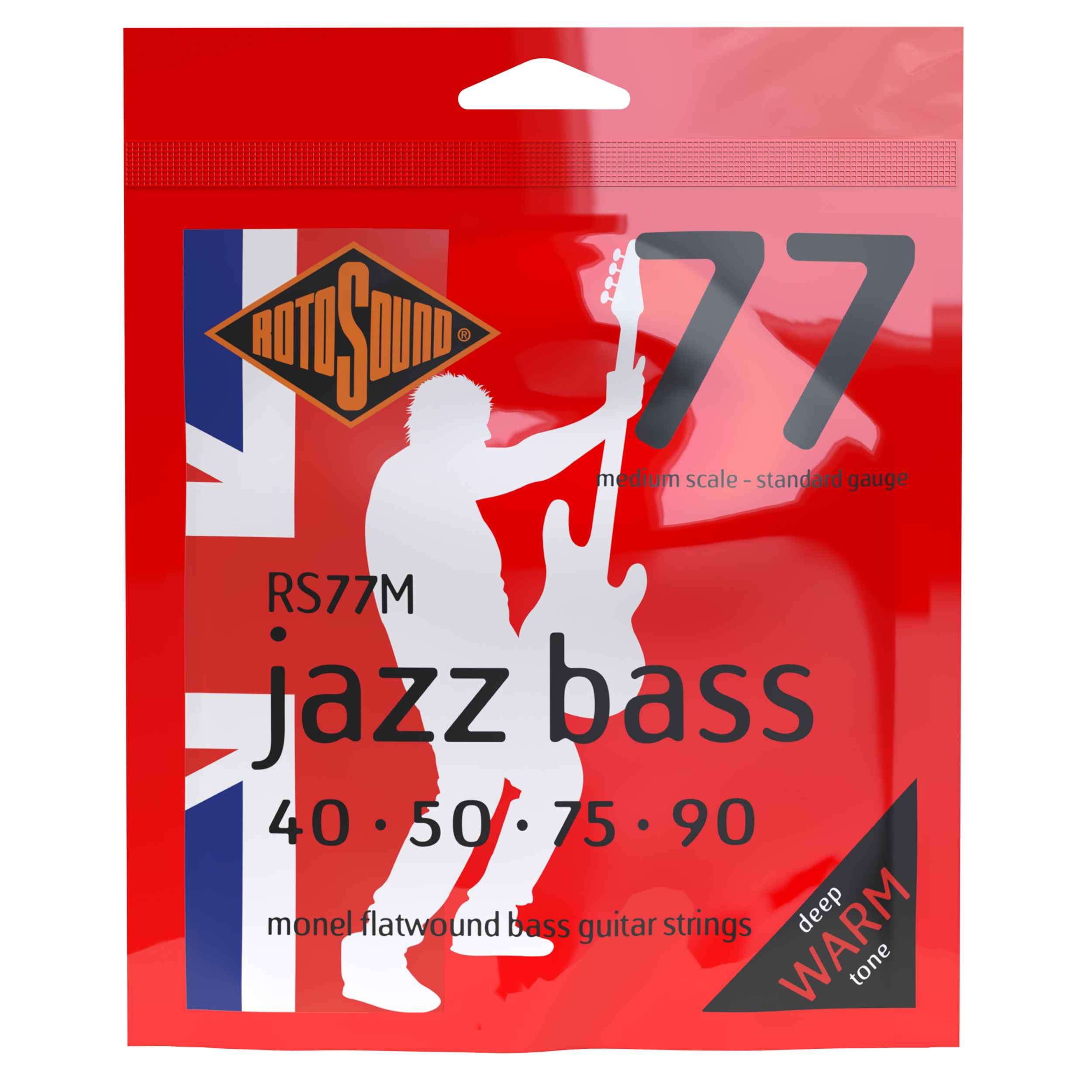 Jazz Bass 77 Medium Scale | 40-90 • Rotosound Music Strings