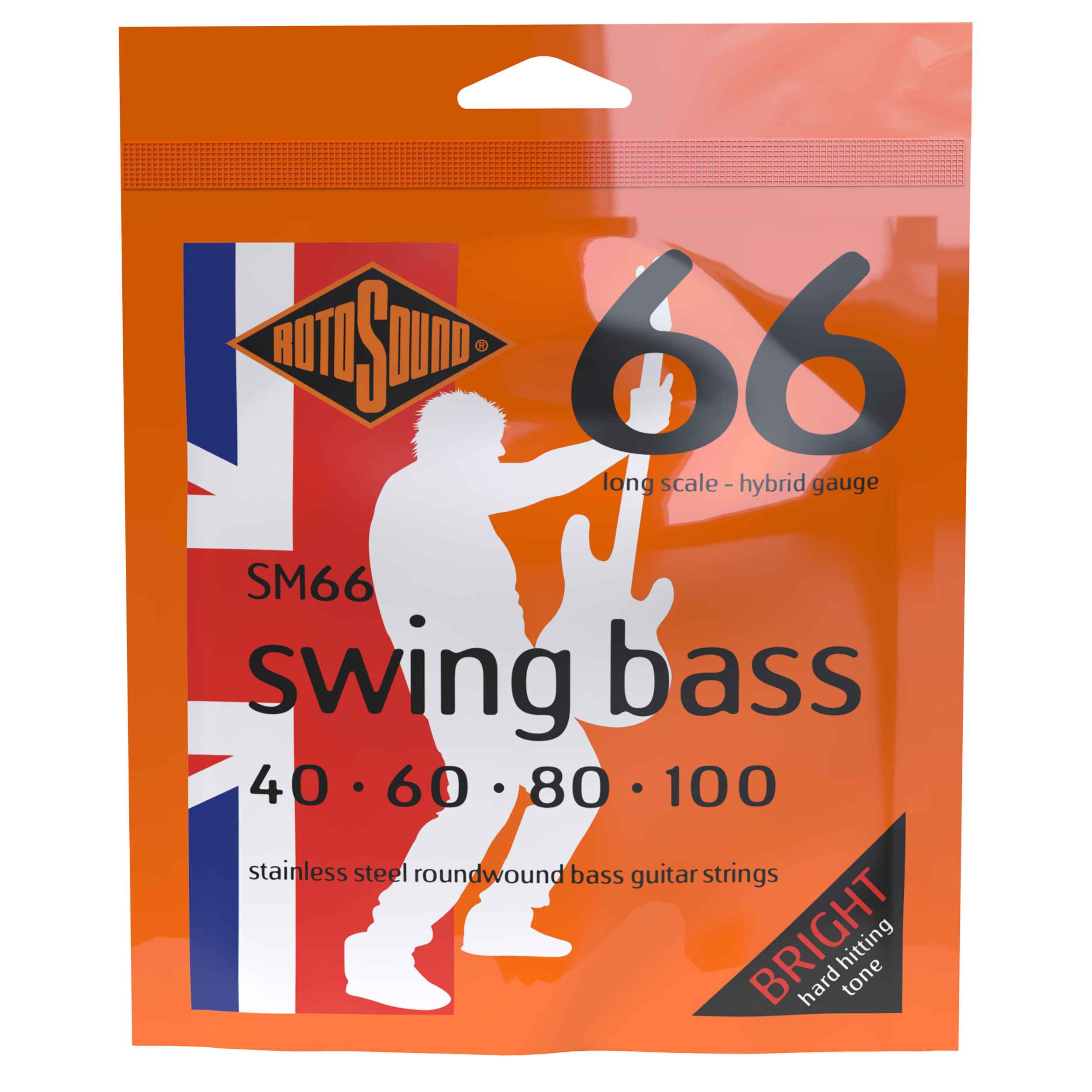 Swing Bass 66 Hybrid | 40-100 • Rotosound Music Strings