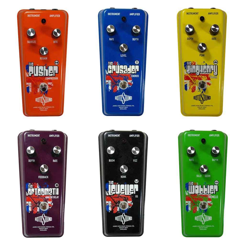 All Rotosound pedals square